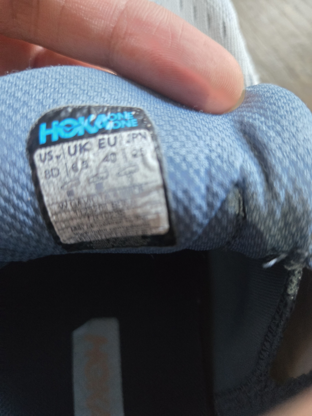 Hoka Light Blue Running Sneakers - Picture 4 of 6